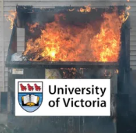 UVic Dumpster Fire